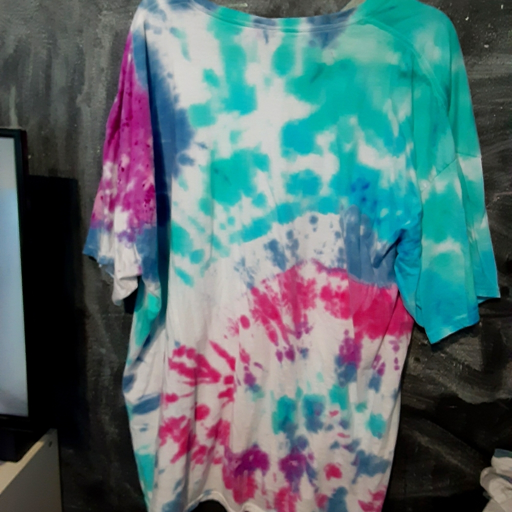 2 set of different Handmade tie dye shirts 3x